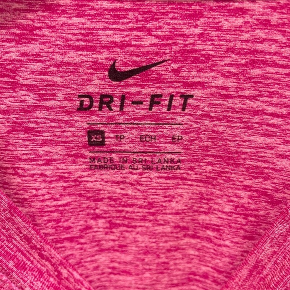 Nike Heathered Pink Long Sleeve Top size XS - Picture 5 of 12